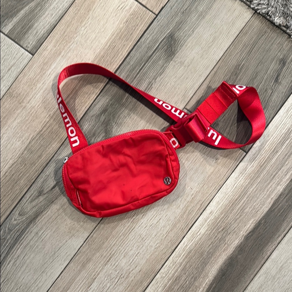 Lululemon Red Belt Bag